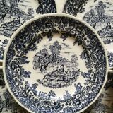 Set of 11 plates Lunéville