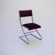 70s tubular chrome dining chair