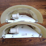 Two Vianne glassware wall light