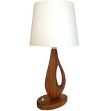 Organic shape Teak Lamp Danish 1960