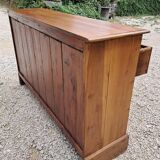 Grain chest of drawers with 9 glass drawers
