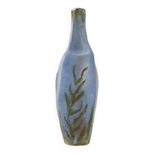 Vase vintage en céramique - bleue