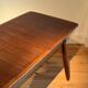 Vintage Scandinavian oak table "Mette"
