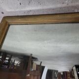 19th century gendarme's hat gilded mirror