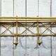 1960s rattan wall coat rack