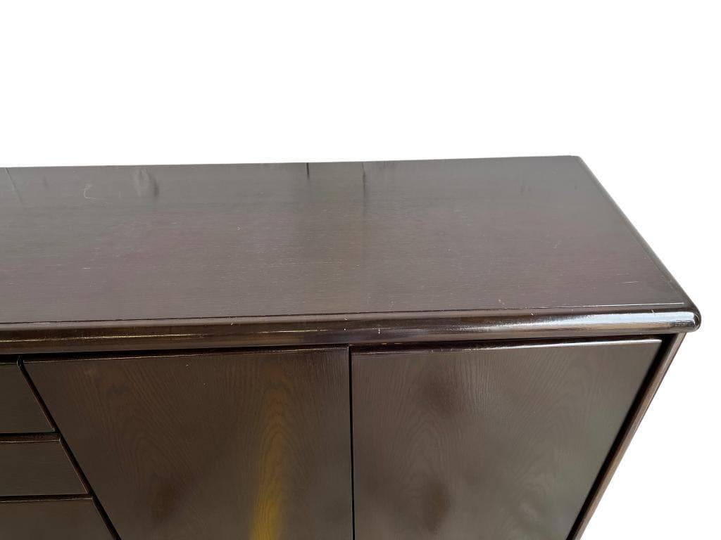 Enfilade vintage en bois foncé / buffet / commode