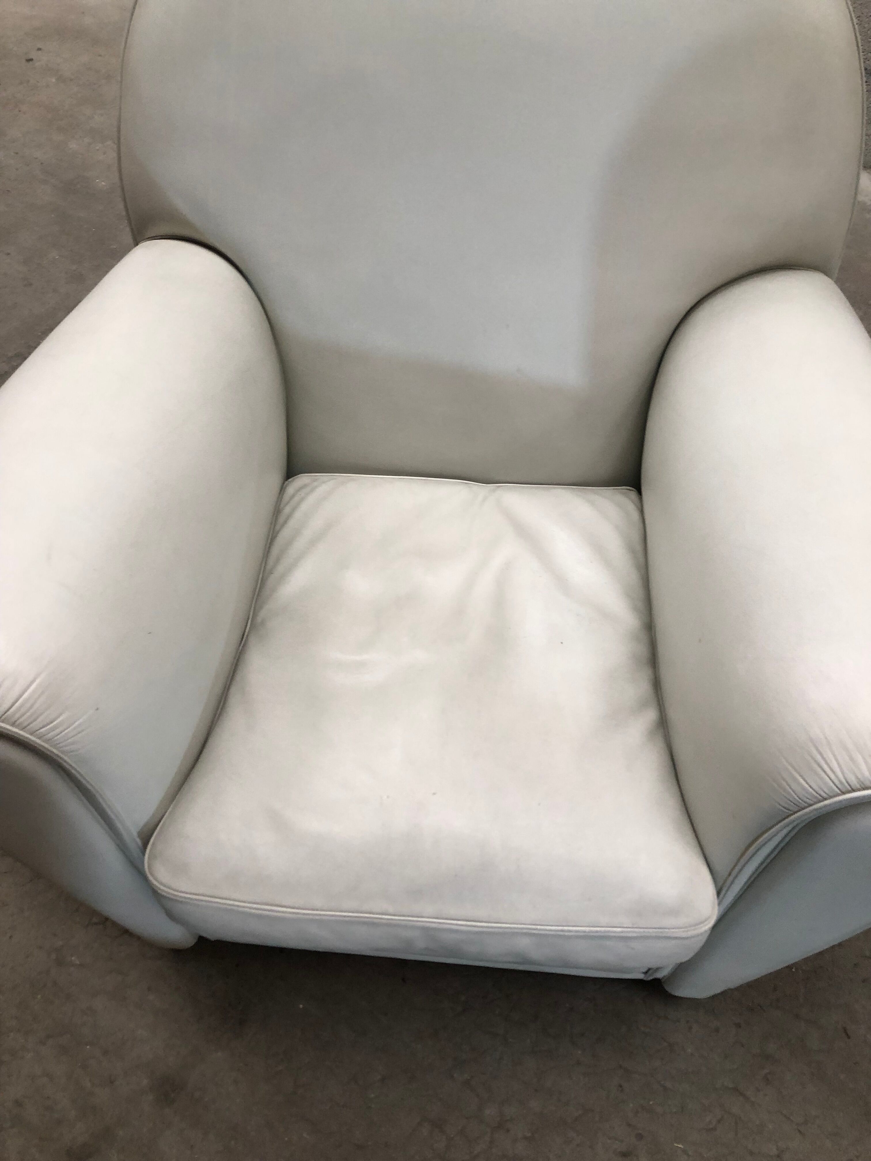 Fauteuil club Poltrona frau en cuir