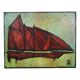 Peinture abstraite sur toile XL, peinture géante signée, 146 x 114 cm