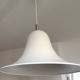 Suspension Pantop blanche par Verner Panton pour Verpan 80s