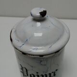 Pepper enamelled pot