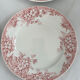 Old pink ironstone plate Eglantine Moulin des Loups