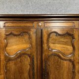 Magnificent Louis XV period wardrobe in blond oak circa 1750