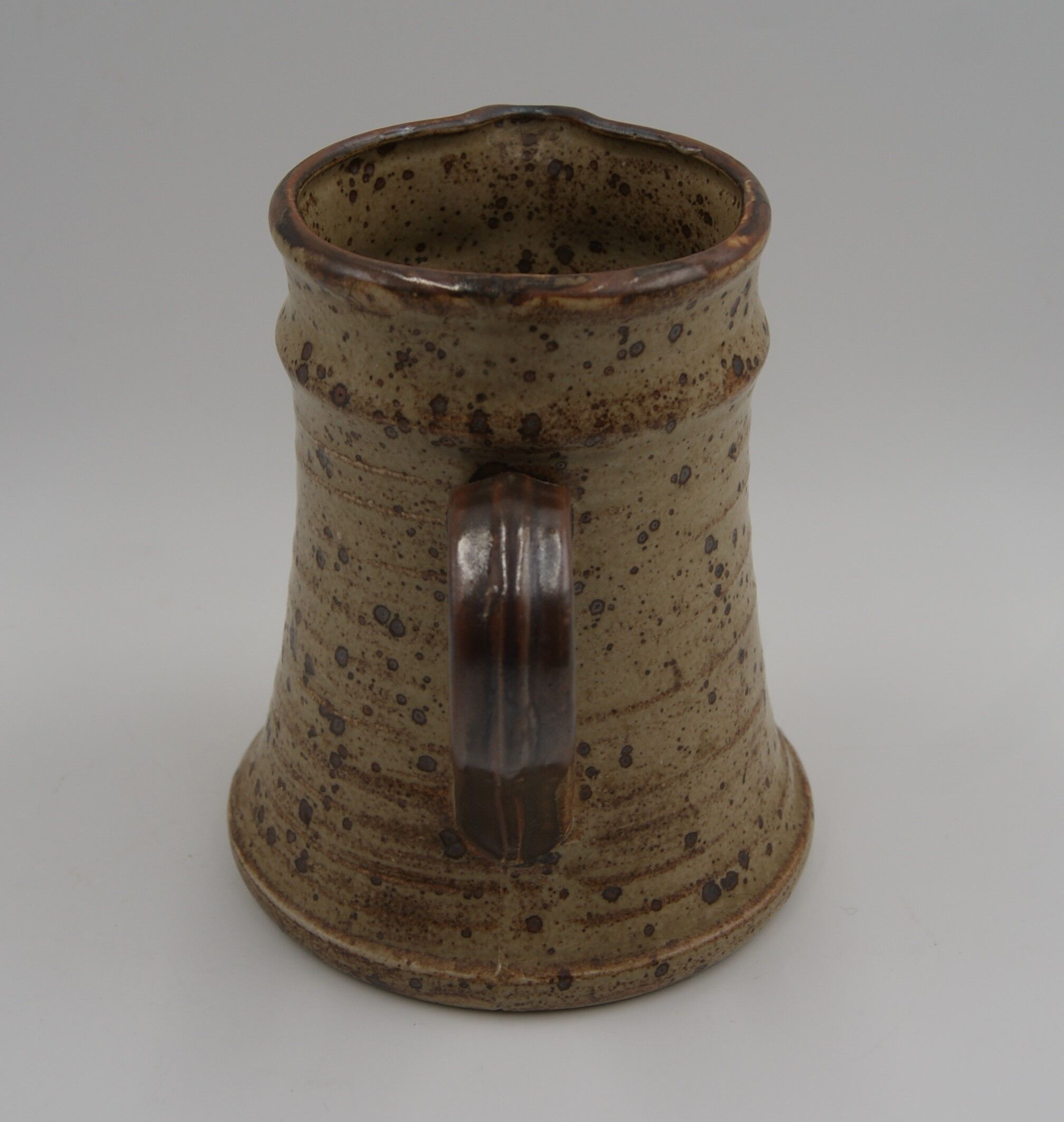 Carafe grès pyrité verni vintage