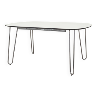 White table, Italian design, 1990s, production: Italy