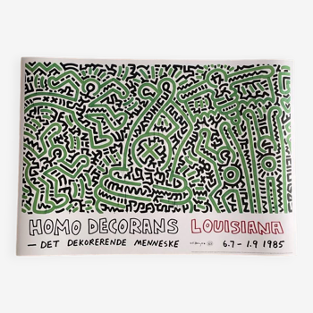 Keith Haring, Homo Decorans, 1985, archives de Louisiane, copyright Keith Haring