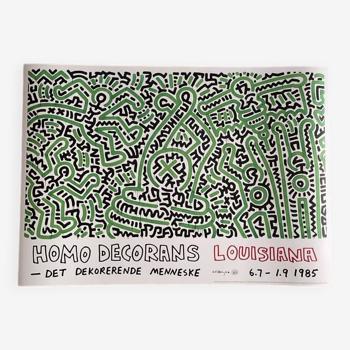 Keith Haring, Homo Decorans, 1985, Louisiana archives, copyright Keith Haring