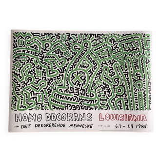 Keith Haring, Homo Decorans, 1985, archives de la Louisiane, copyright Keith Haring