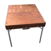 Picnic suitcase table