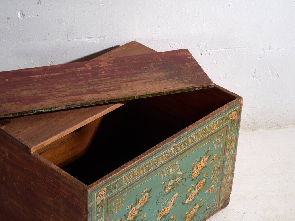 Antique Chinese pine wood chest – China, circa 1930