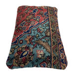 Vintage turkish rug cushion cover, 30 x 50 cm