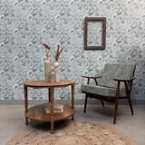 Round oak coffee table (refurbished)