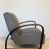 Fully restored Vintage Armchair by Jindrich Halabala model H-70 from Czechoslovakia 1950’s