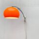 Mid-century space age extendable arc wall lamp, 1960s