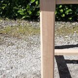 Large farmhouse table in solid beech wood