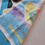 Vintage air france decoration linen, guy georget, wall art