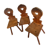 Brutalist chairs x 3