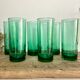 6 vintage luminarc France “long drink” glasses