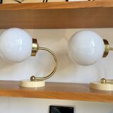 Brass wall light 1960s