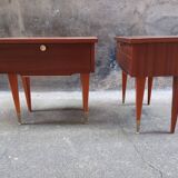 Pair of bedside tables, 60'S