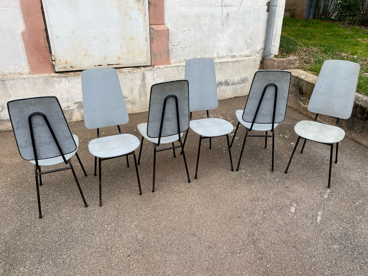 Set of 6 vintage dining room chairs