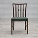 1960s, set of 6 Danish dining chairs, furniture wool, oak wood.