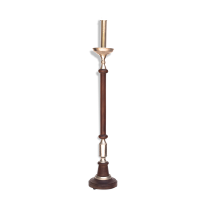 Lampe vintage pied de lampe bois