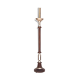 Vintage lamp wood and tin lamp foot floor lamp floor lamp, living room, desk