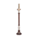 Vintage lamp wood and tin lamp foot floor lamp floor lamp, living room, desk