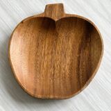 Empty wooden apple pocket.
