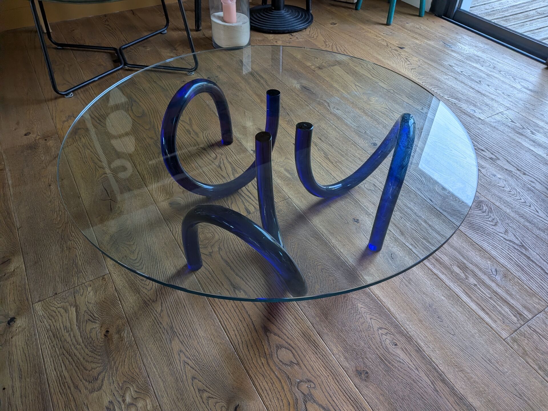 Murano glass table Roche Bobois