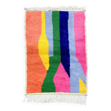 Colorful Boujaad Moroccan Berber rug 1.48x1.04m