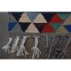 Turkish Vintage Oushak Runner Handwoven Wool Colorful Runner Rug 97x302
