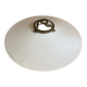 Vintage Suspension Old Shade Opaline White + Brass