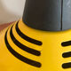 Suspension postmoderne brilliant jaune
