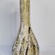Fat lava glazed ceramic bottle vase