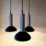 Lampe cascade Hustadt en métal 1970 Allemagne