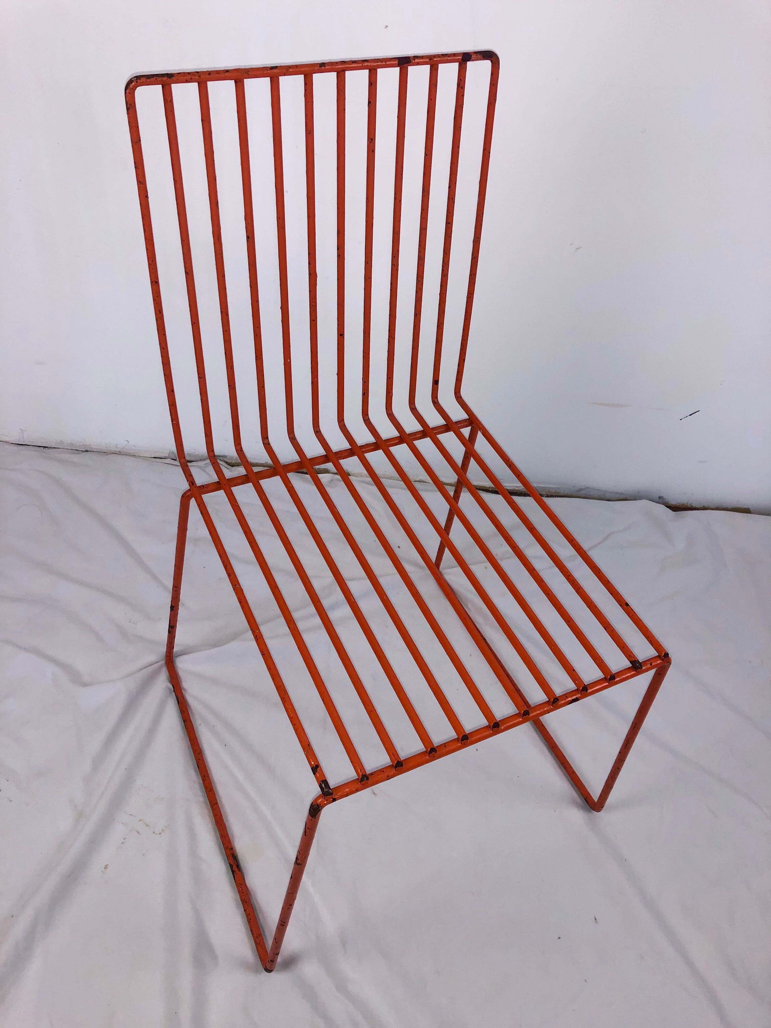 “Wire” chair for children by François ARNAL for Atelier A - 1971