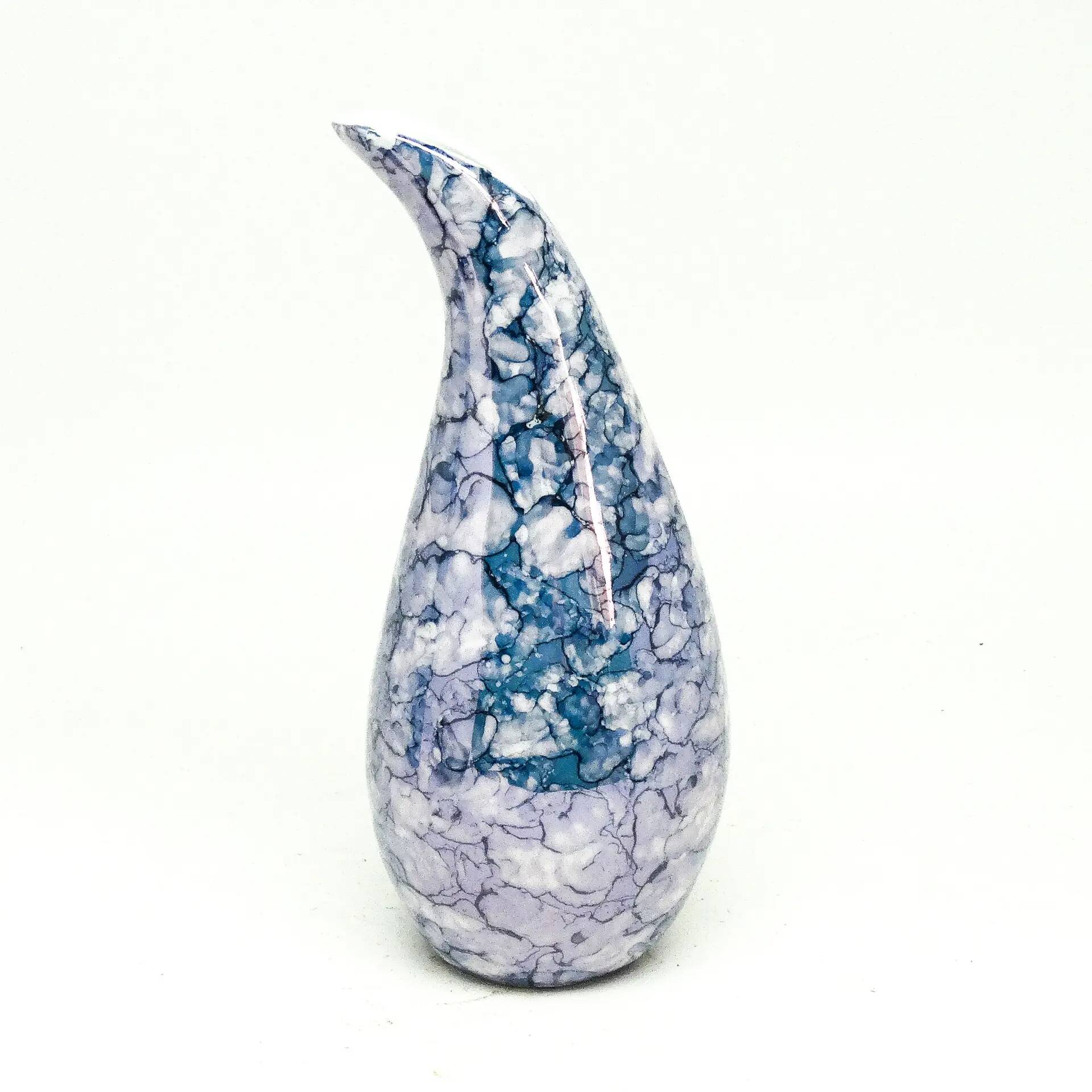 Drop vase, modernism, porcelain, Poland, 1960s
