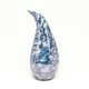Drop vase, modernism, porcelain, Poland, 1960s