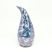 Drop vase, modernism, porcelain, Poland, 1960s
